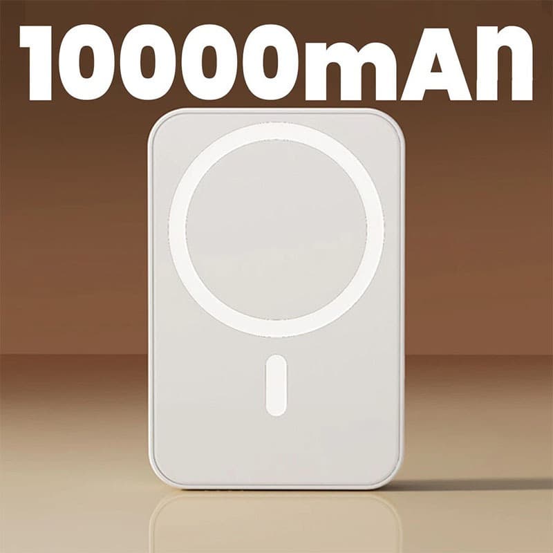 Carregador Portátil Indução para iPhone/Android Magsafe Sem fio Bateria Carga 5000mAH/10000mah