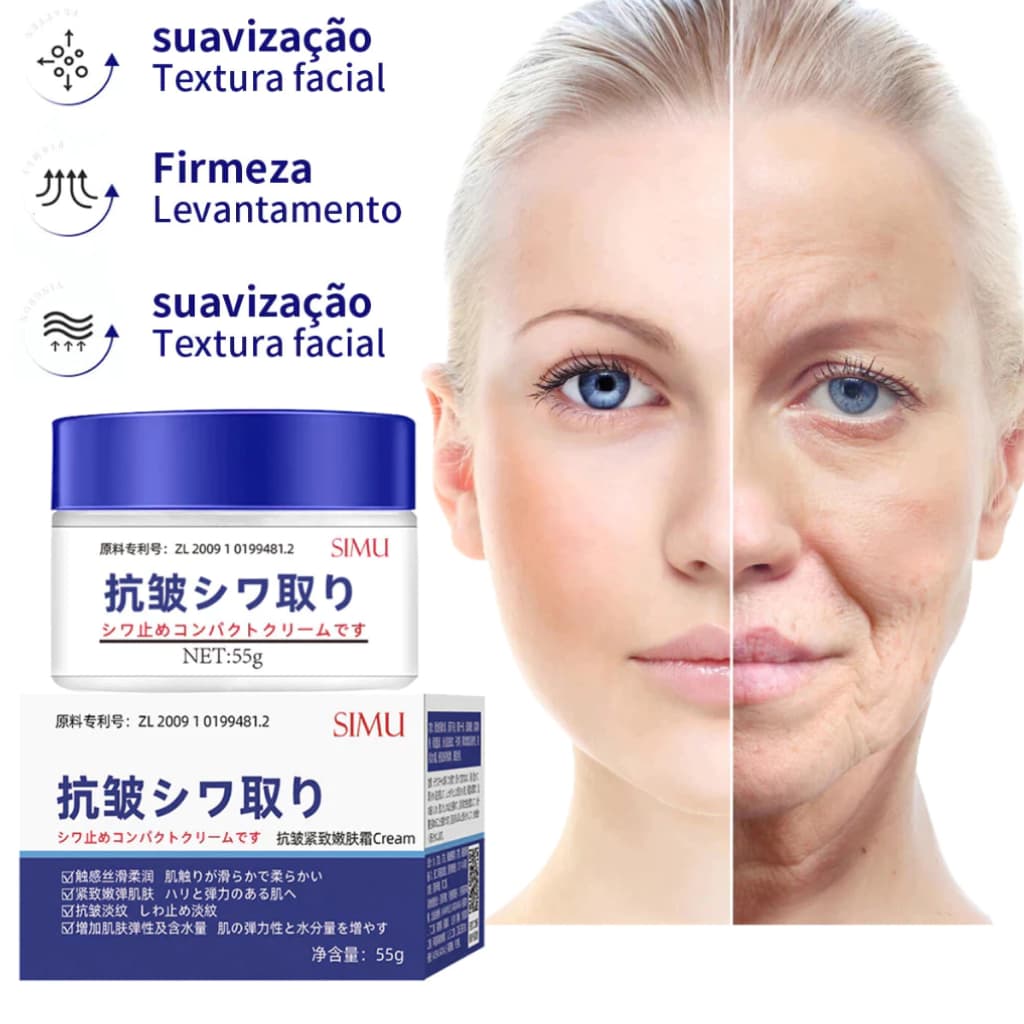Tecnologia Japonesa 28 Dias Creme Anti-Rugas Rejuvenescedor Da Pele Firmador De Bacalhau retinol creme facial anti idade